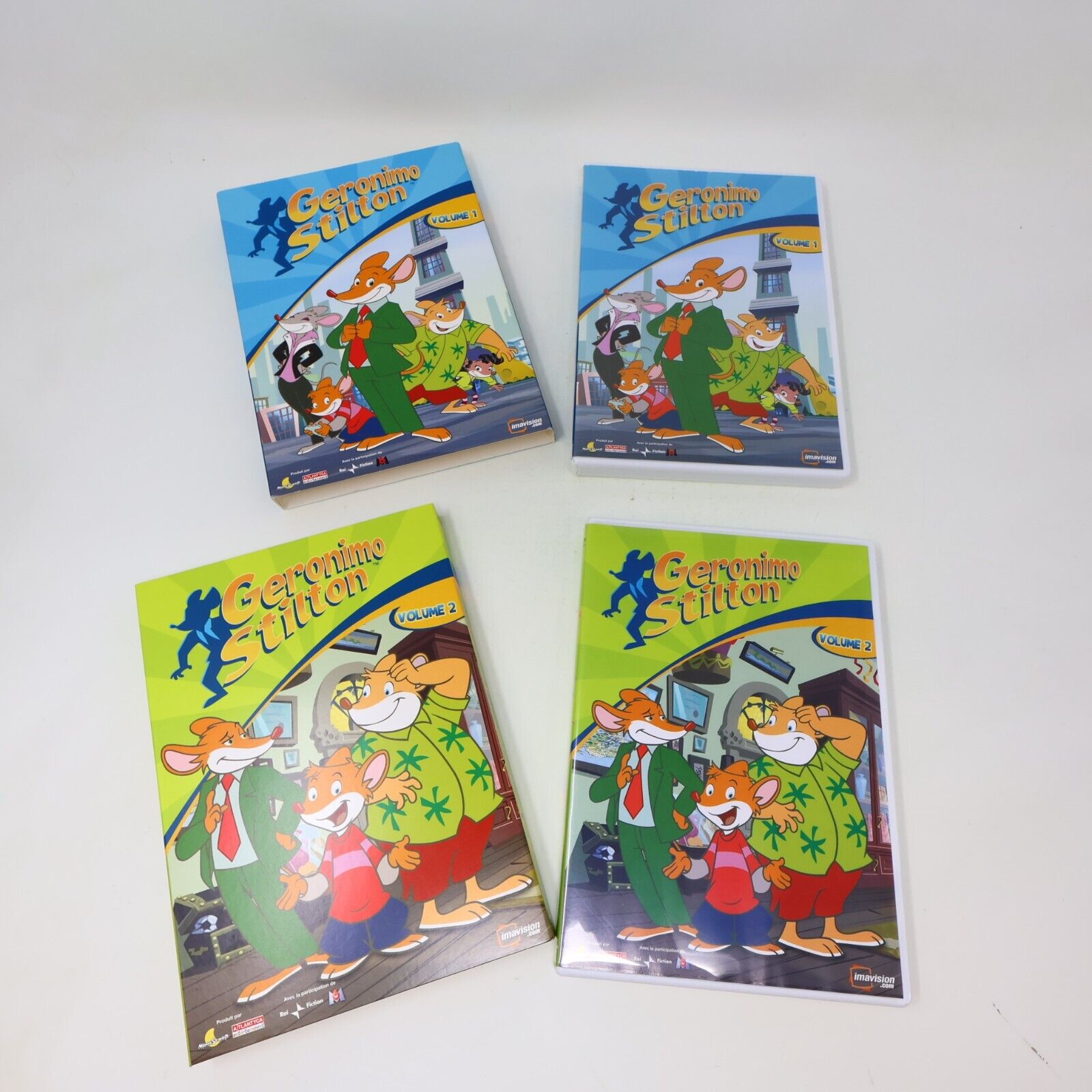 Coffret Geronimo Stilton Saisons 1 & 2 DVD Édition Limitée Testé NTSC Français