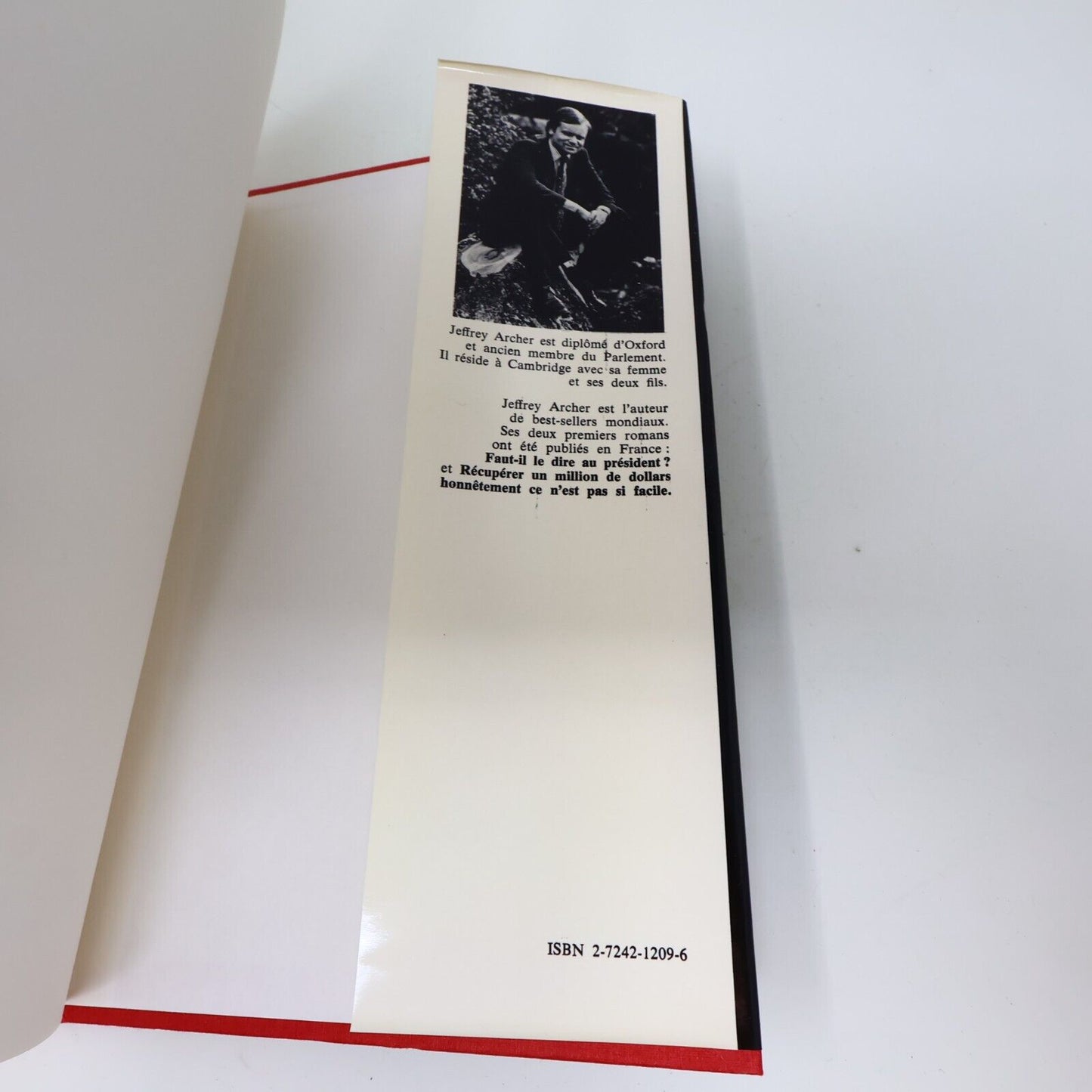 1982 Kane et Abel Jeffrey Archer Roman Historique Thriller BCE France Loisirs HC