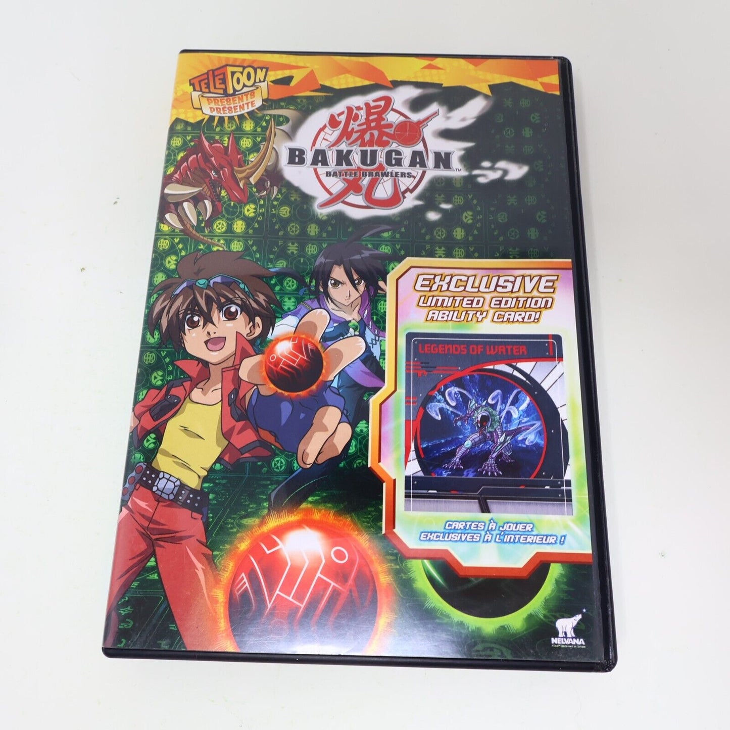 Bakugan Battle Brawlers #1-2-3-4 DVD Lot TeleToon English Français NTSC Tested