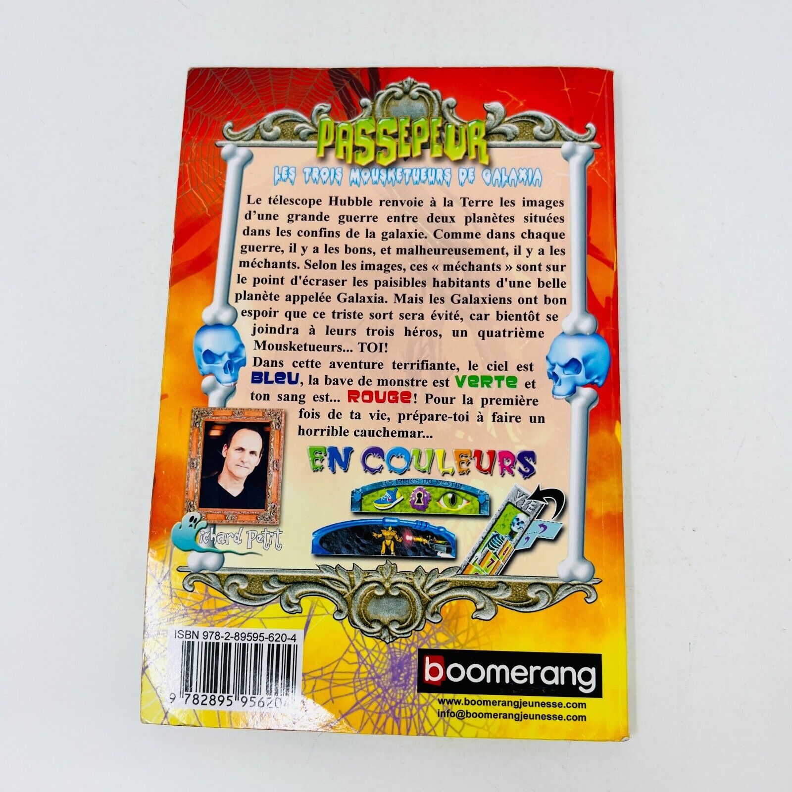 Lot de 10 Livres Passepeur Horrible Cauchemar/Trio Compilation de Richard Petit