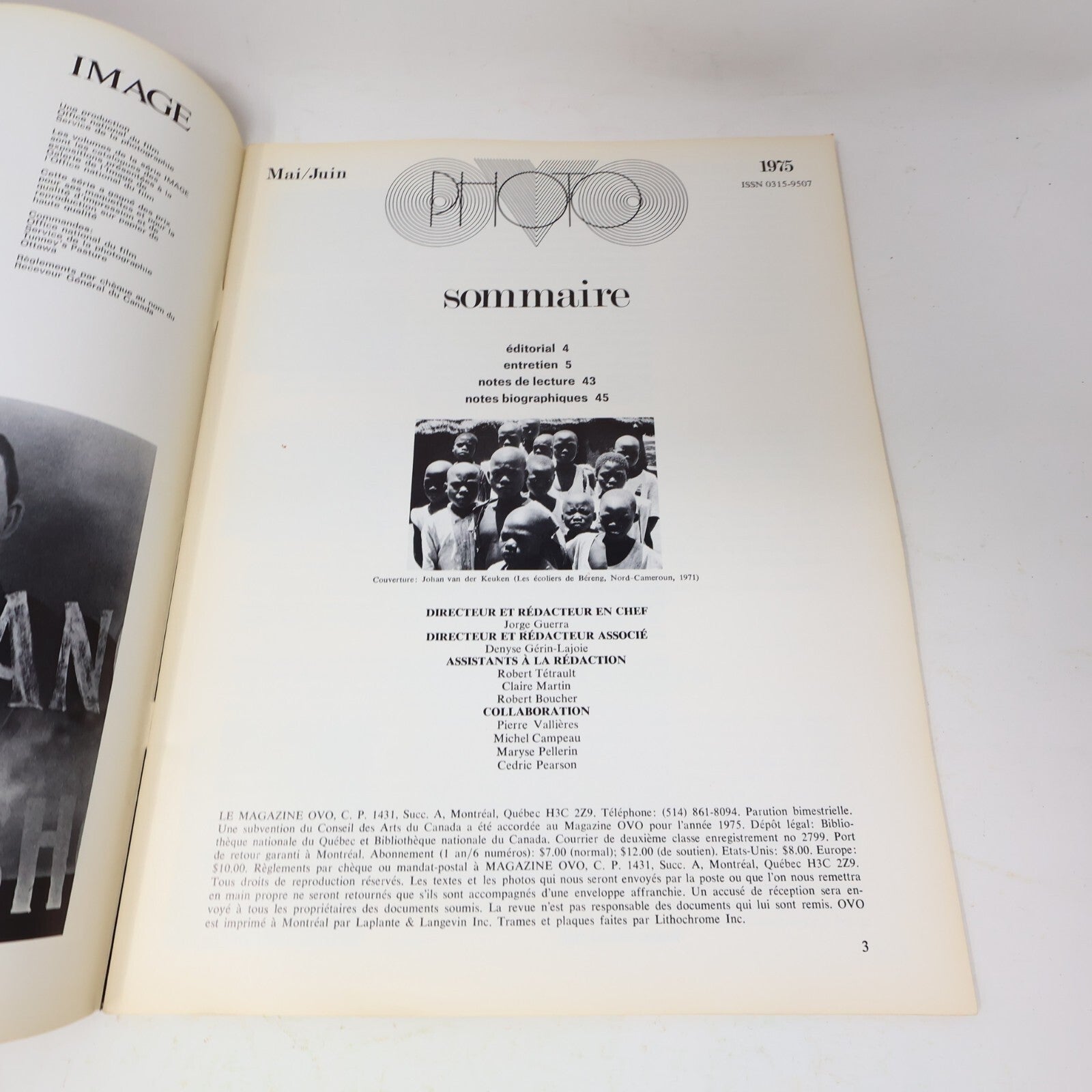 Ovo Photo #20-21 Walker Evans Disraëli Alain Chagnon Art Photographie Québec Lot