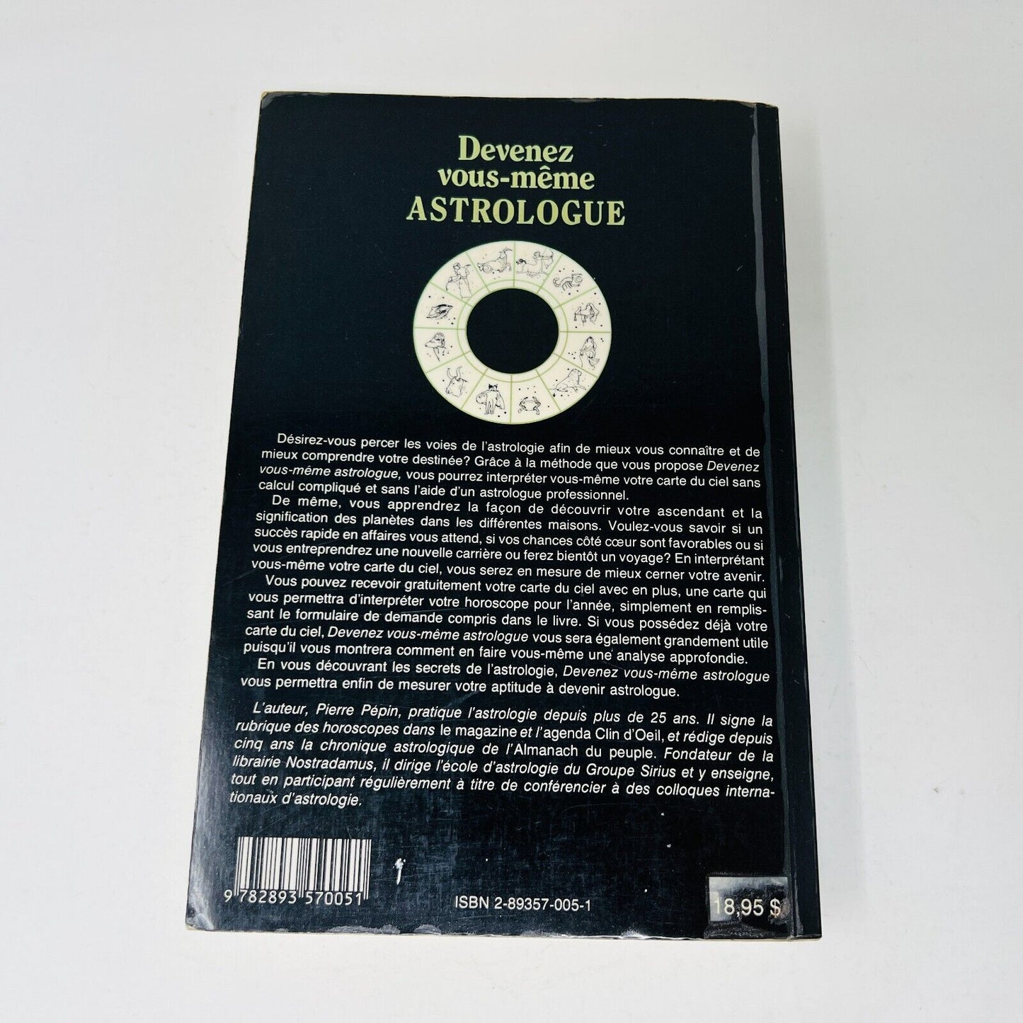 1985 Devenez vous même Astrologue Interprétez votre Carte du Ciel Pierre Pépin