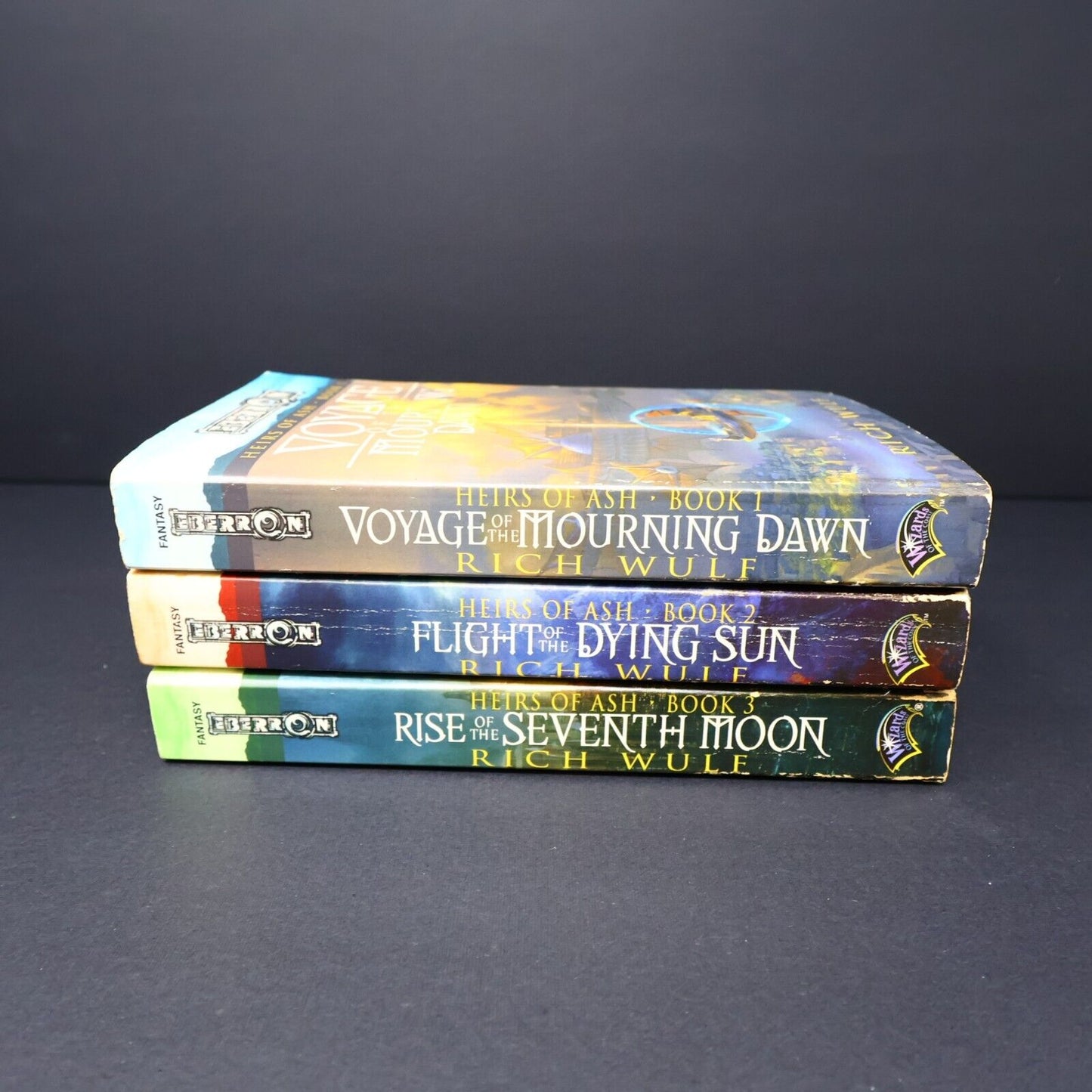 Lot 3 Books Heirs of Ash #1-3 by Rich Wulf EBerron Wizards of the Coast Fantasy