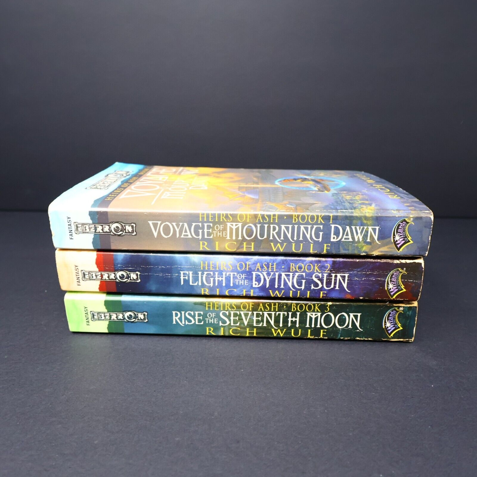 Lot 3 Books Heirs of Ash #1-3 by Rich Wulf EBerron Wizards of the Coast Fantasy