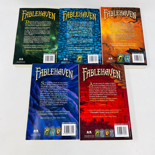 5x Fablehaven Série Complète Ada de Brandon Mull en Français Sanctuaire Secret