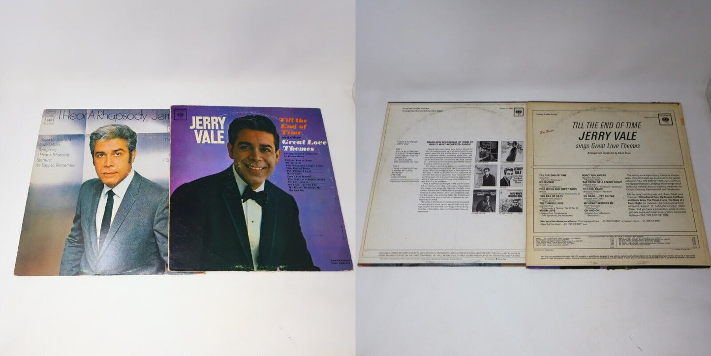 Lot of 25 Jerry Vale LP Record Vinyl Till the End of Time Greatest Hits 1960s