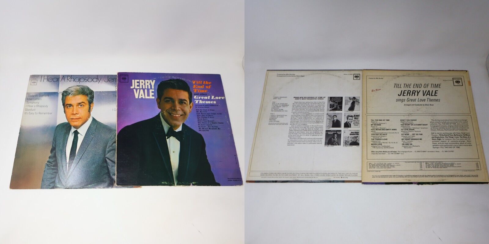 Lot of 25 Jerry Vale LP Record Vinyl Till the End of Time Greatest Hits 1960s