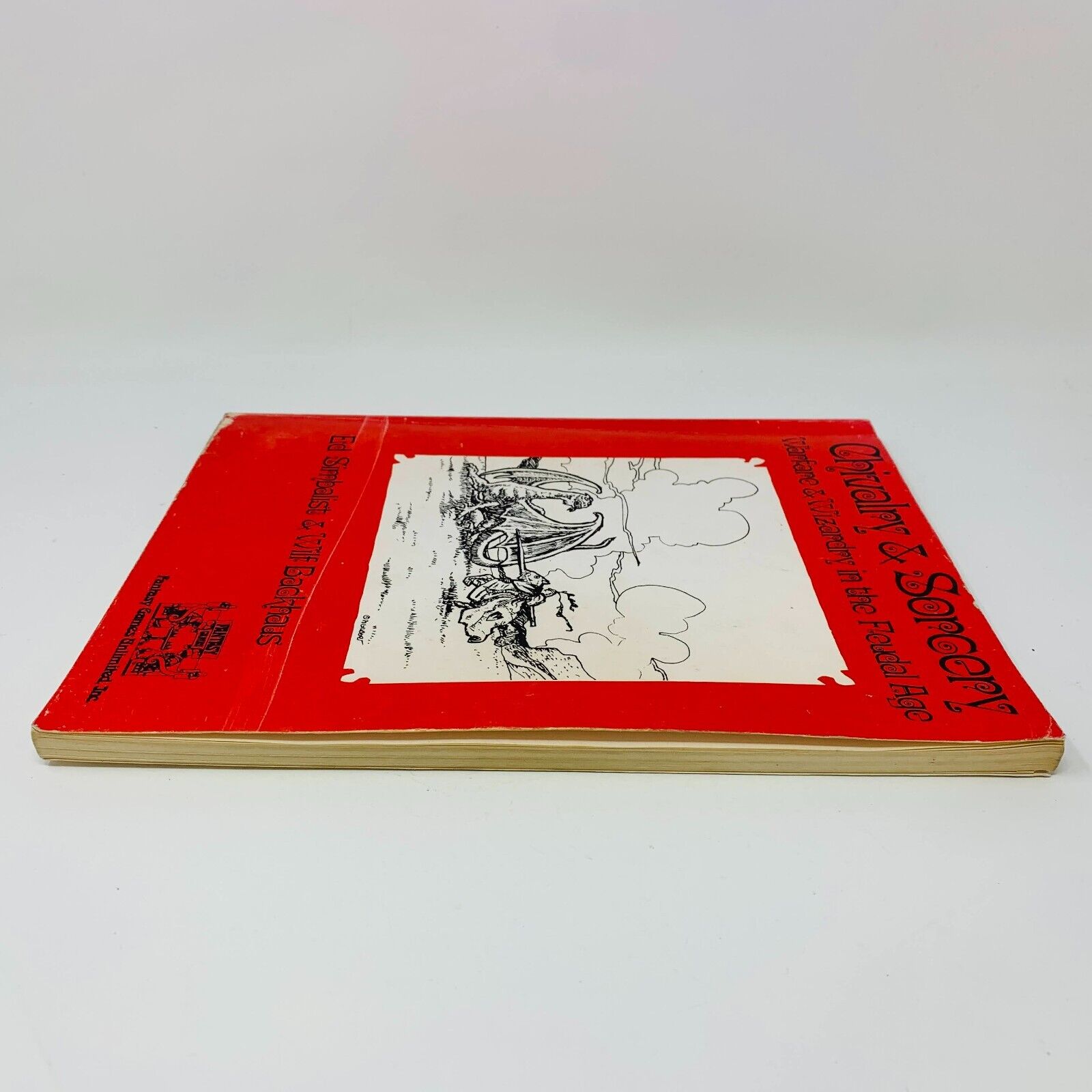 1977 Chivalry & Sorcery Warfare & Wizardry in the Feudal Age RPG FGU Simbalist