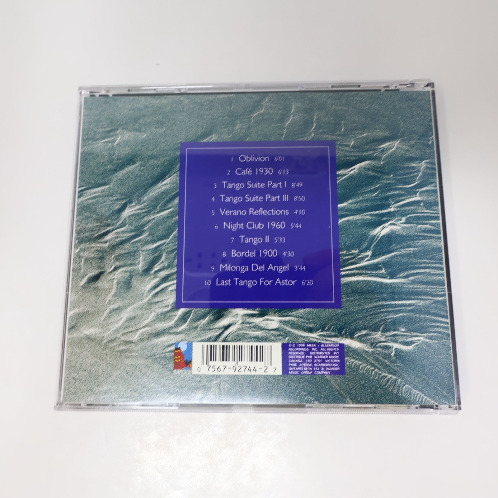 Al Di Meola Plays Piazzolla CD 92744 Bluemoon 1996 Jazz/Fusion Oblivion
