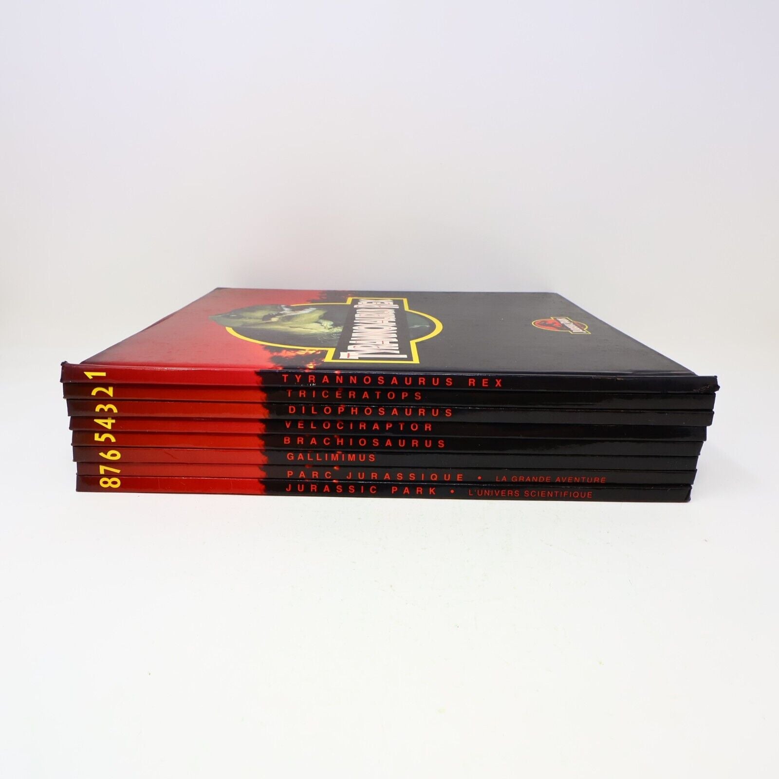 Lot 8 Livres Parc Jurassique #1-8 Jurassic Park Nublar Série Complète Français