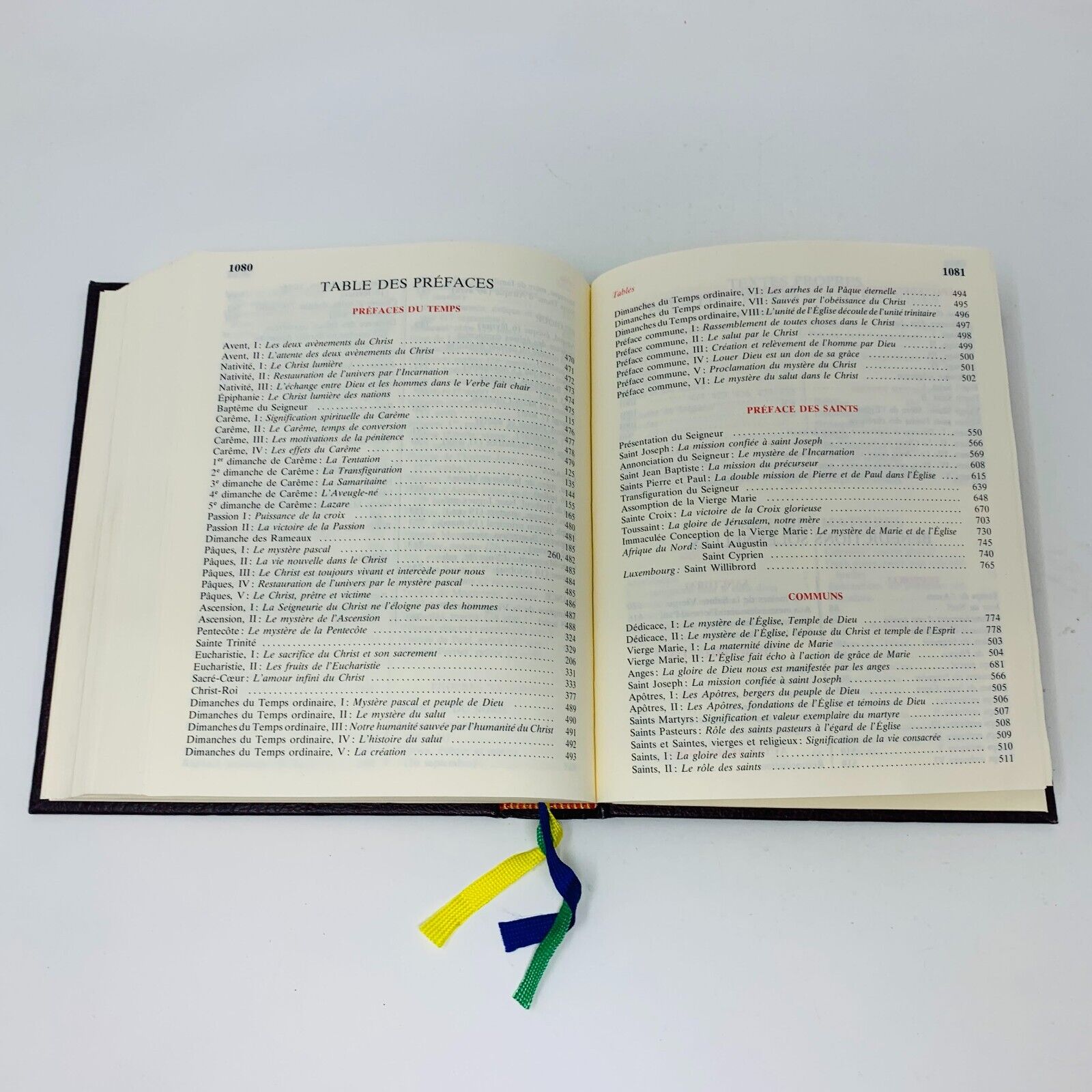 2001 Missel Romain Desclée Mame Français Messe Liturgie Missal French Hardcover