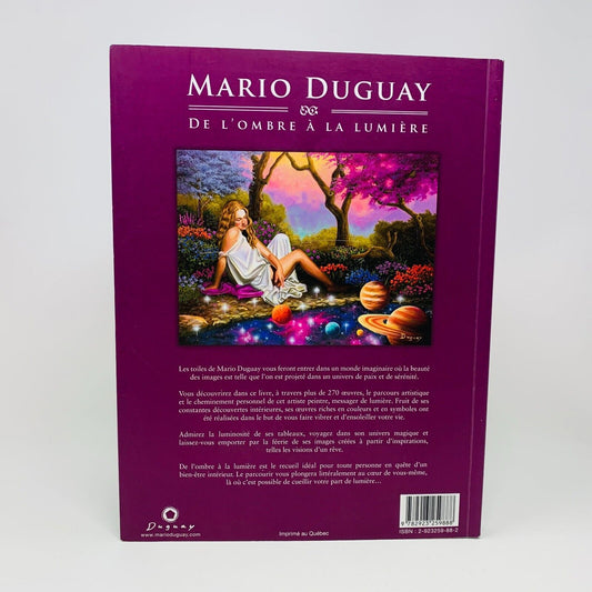 2012 Mario Duguay De l'Ombre à la Lumière Illustrations Peintures Français Livre