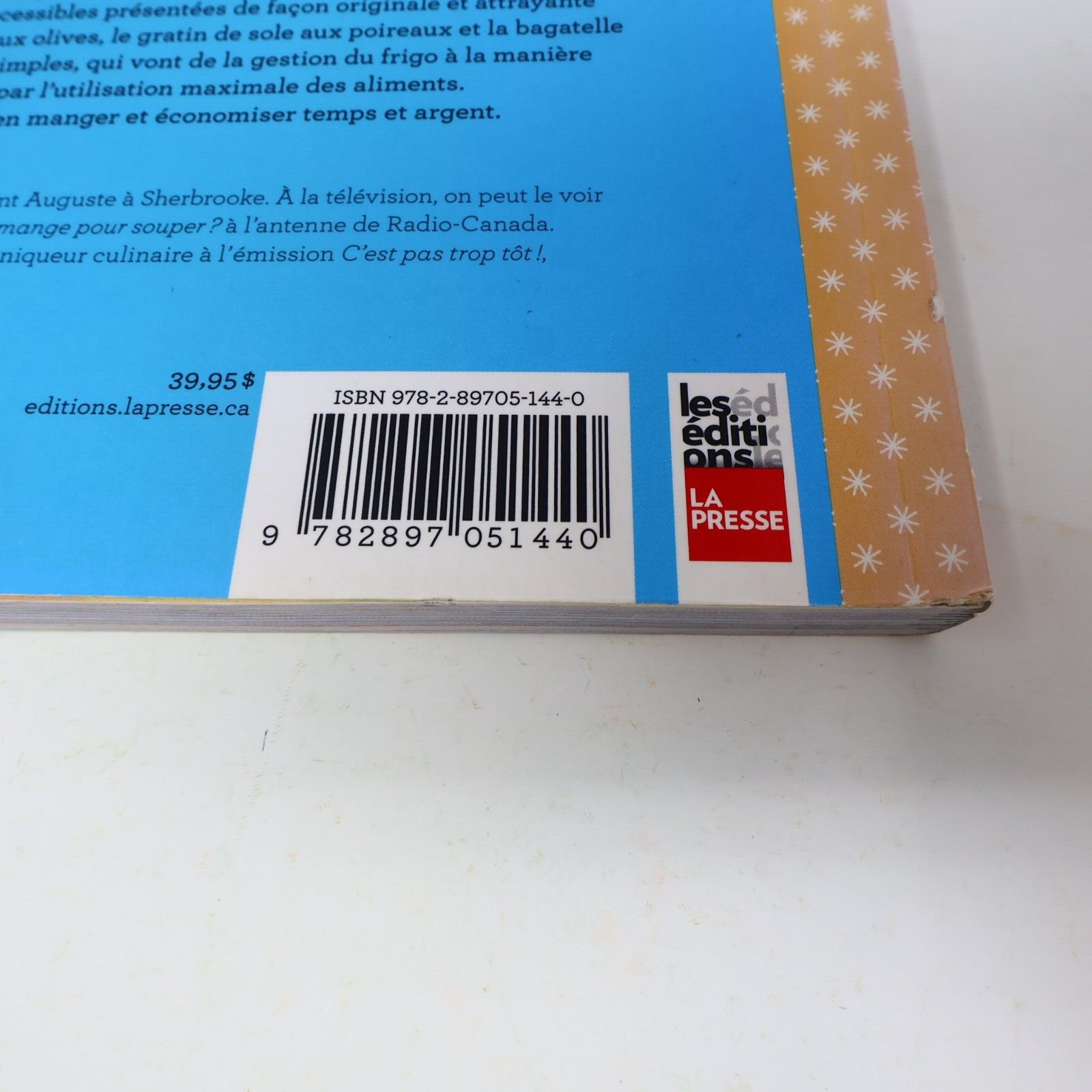 2013 Dans la Cuisine de Danny St Pierre Recettes Québec La Presse Français Livre