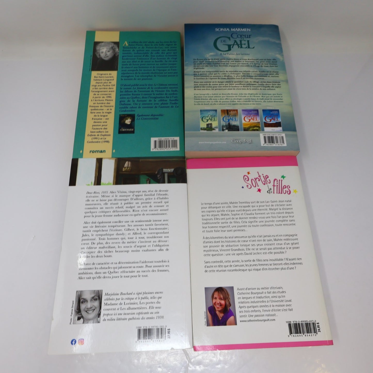Littérature Québécoise Roman Lot 8 Livres Dion/Corbin/Gill/Marmen/Charland PB
