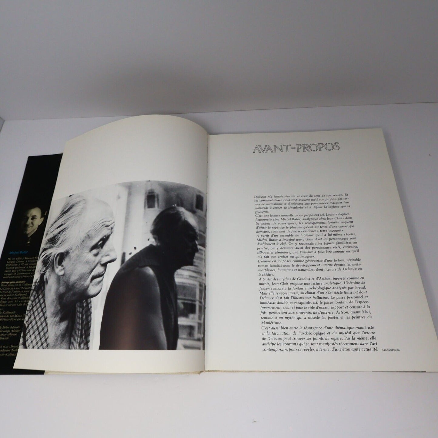 1975 Delvaux Catalogue de l'Oeuvre Peint de Michel Butor Hardcover HC Cosmos Art