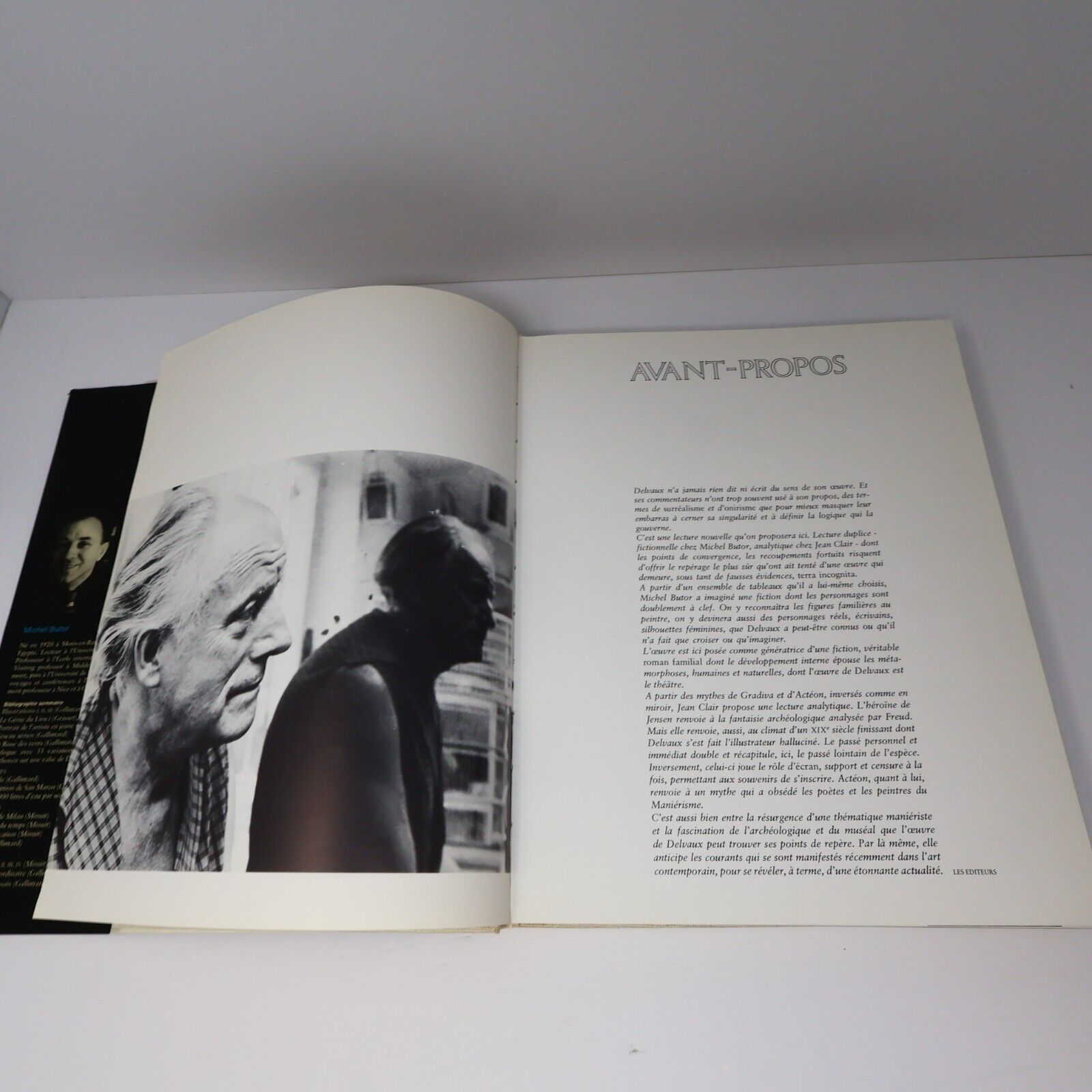 1975 Delvaux Catalogue de l'Oeuvre Peint de Michel Butor Hardcover HC Cosmos Art