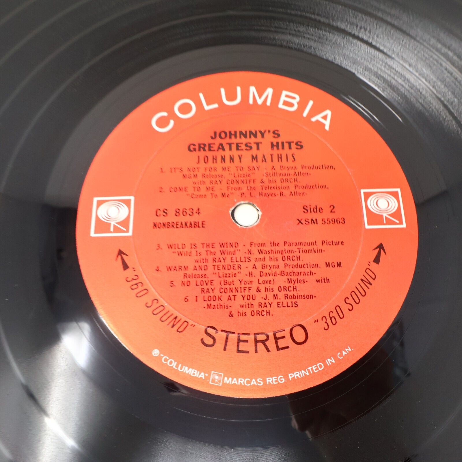 3x Johnny Mathis Raindrops Keep Fallin'/Greatest Hits/Romeo Juliet LP Record Lot