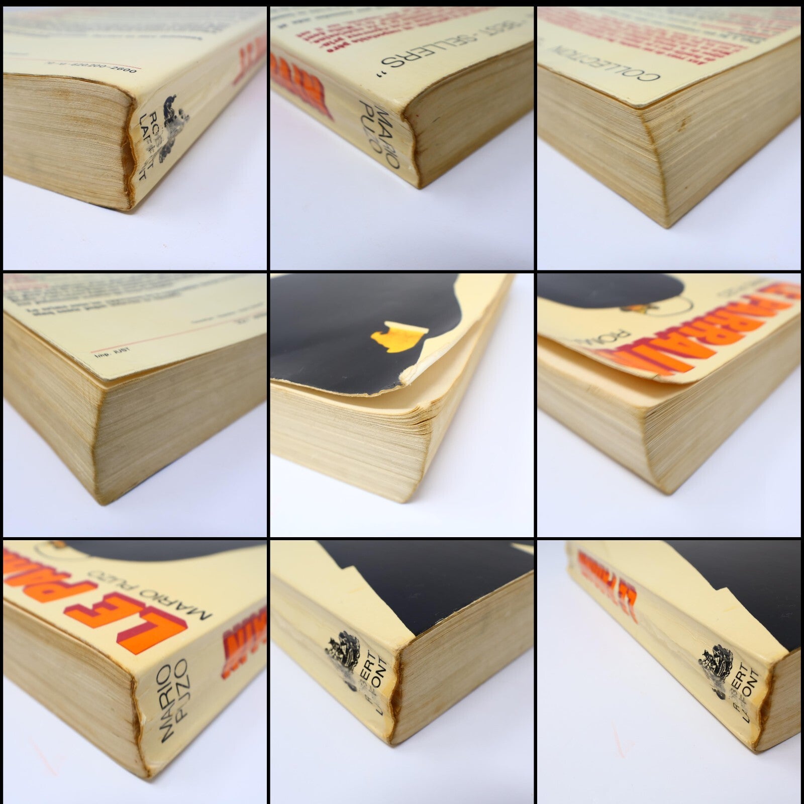 Mario Puzo Lot 3 Livres Le Parrain/Sicilien/C'est Idiot de Mourir Thriller PB
