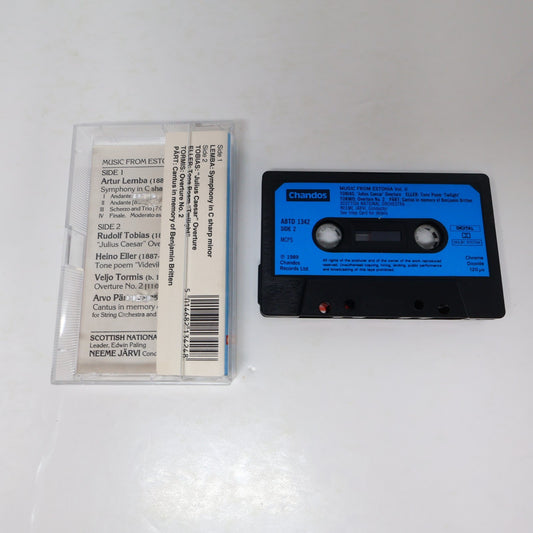 Music From Estonia Volume 2 Cassette Neeme Järvi Lemba/Tobias/Eller/Veljo Tormis