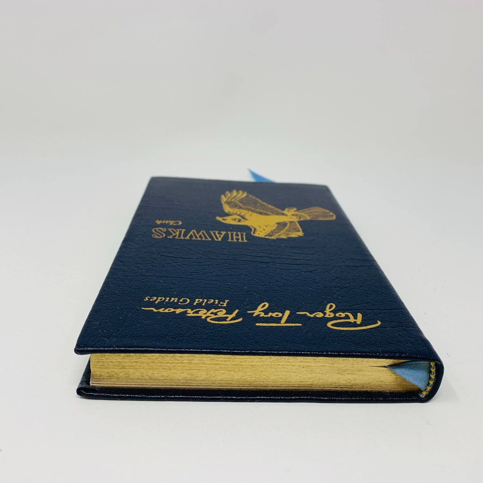 1987 Hawks Roger Tory Peterson Field Guide Collector's Ed Leather Bound Clark