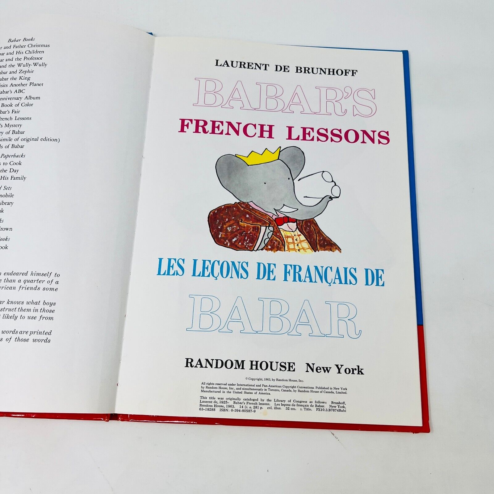 6x Babar Dis Moi Pourquoi/French Lessons en Francais Espace/Étoiles/Transport