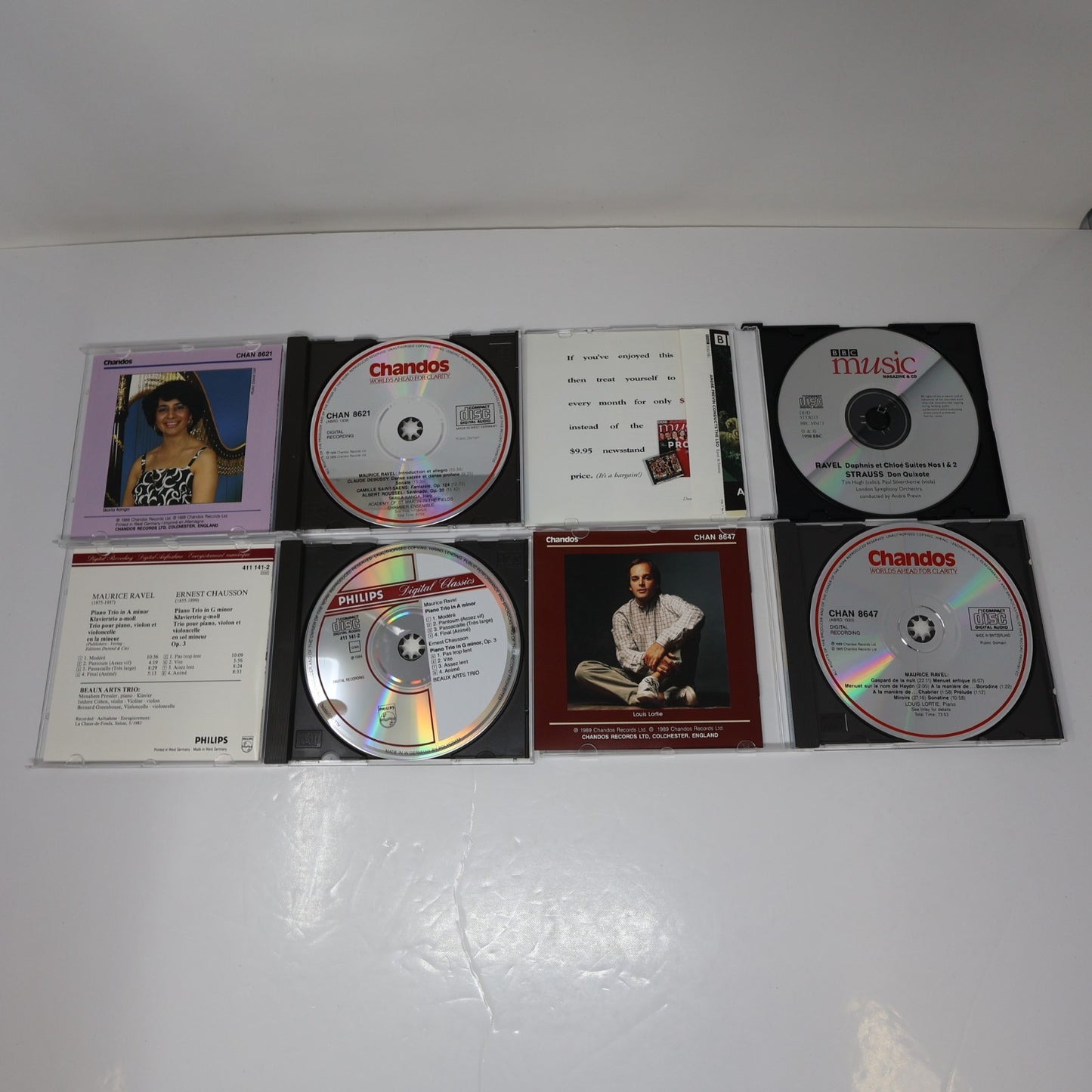 Ravel 6 CD Lot Louis Lortie/Charles Dutoit/André Prévin Piano Music #1-2/Bolero