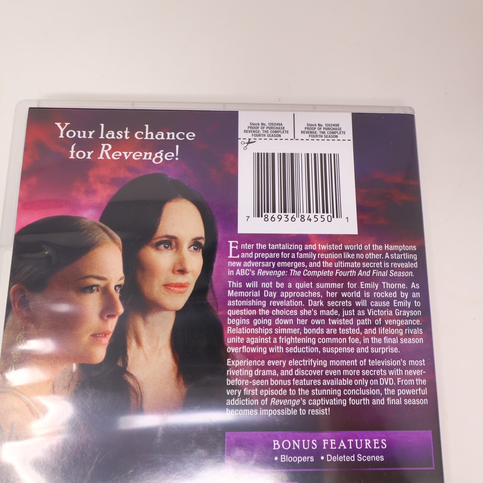 Revenge Seasons #1-4 Complete Series DVD Abc Tested Emily VanCamp NTSC Region 1