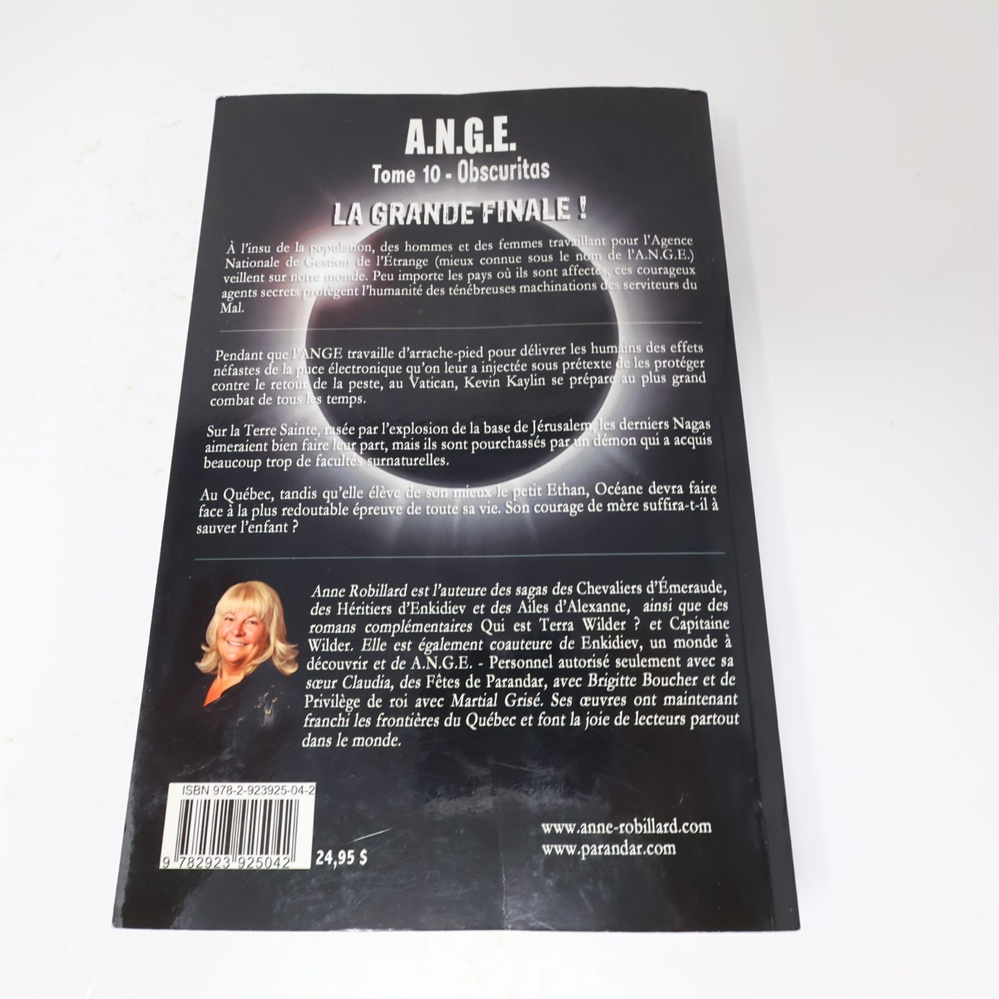 A.N.G.E. #1-10 Ange Série Complète Lot 10 Livres Anne Robillard Antichristus PB