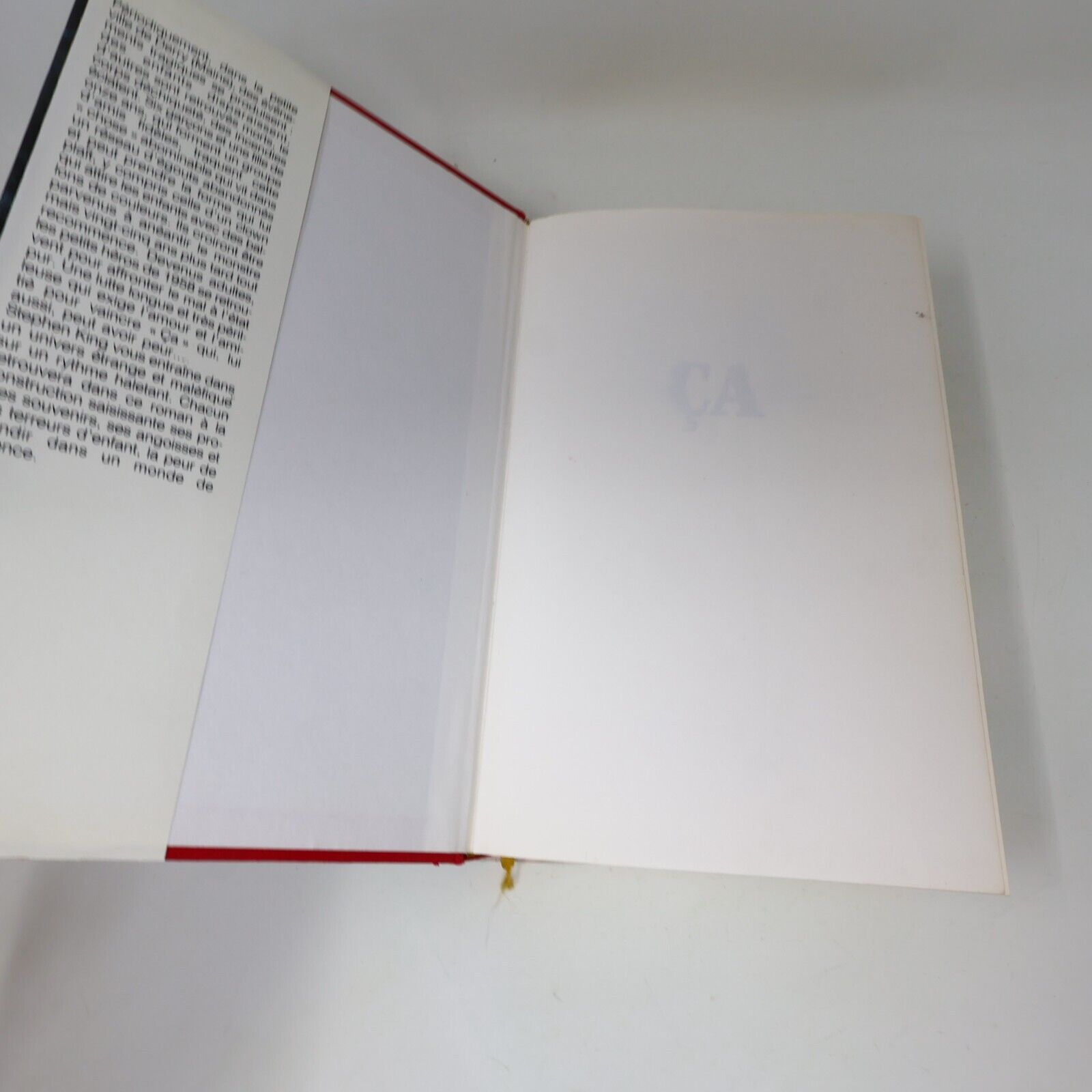 1989 Ça Stephen King It BCE France Loisirs Français Hardcover Omnibus Horreur HC