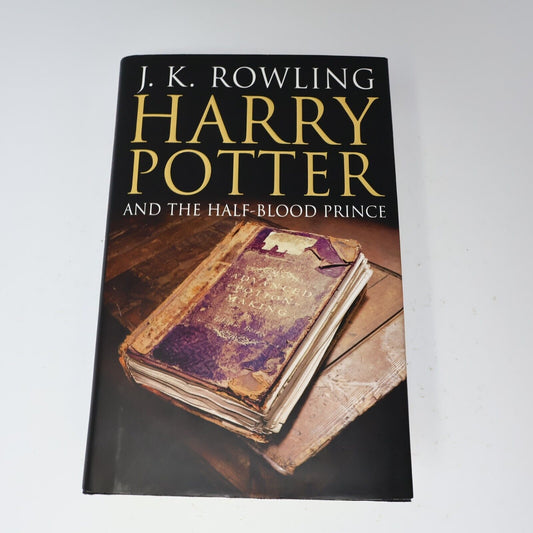 2005 Harry Potter and the Half-Blood Prince by J. K. Rowling Fantasy Black Cover