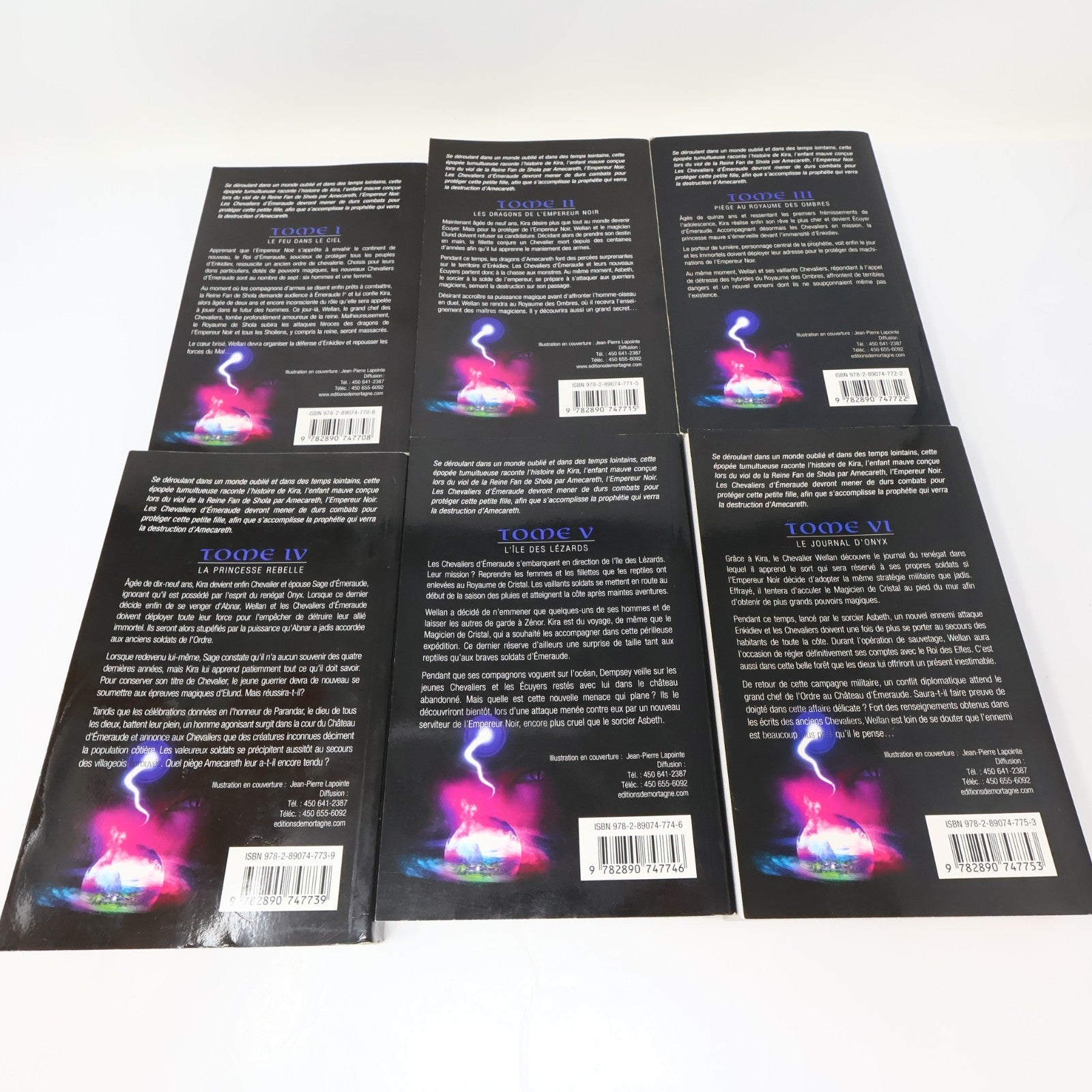Les Chevaliers d'Émeraude #1-12 Série Complète Lot 12 Livres Anne Robillard PB