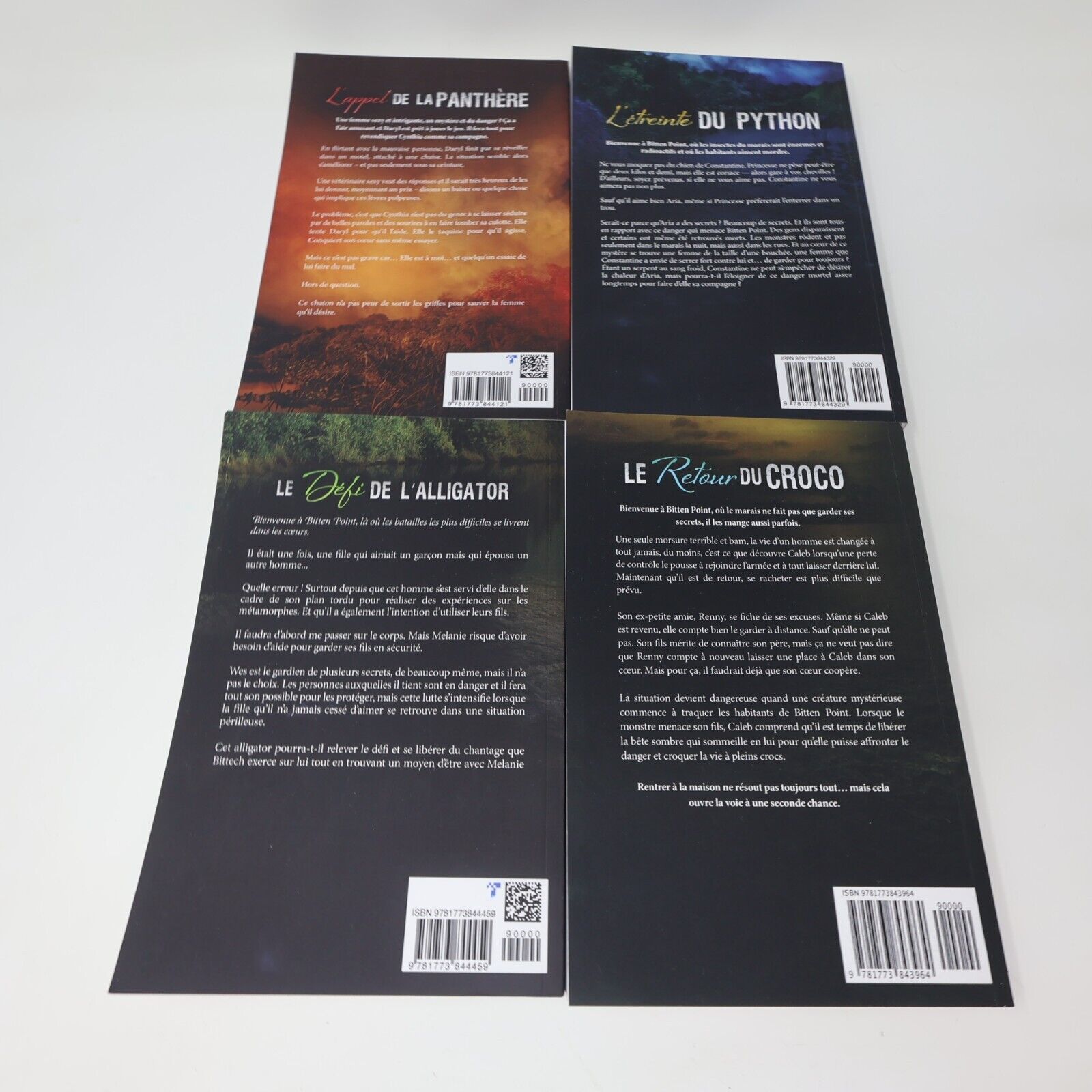 Lot 8 Eve Langlais Dragon Point Bitten Point Lois de la Meute Livres Français PB