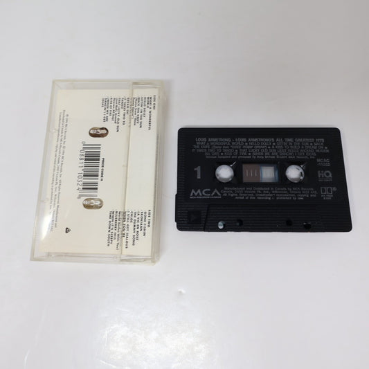 Louis Armstrong's All Time Greatest Hits Cassette What A Wonderful World/Chloe