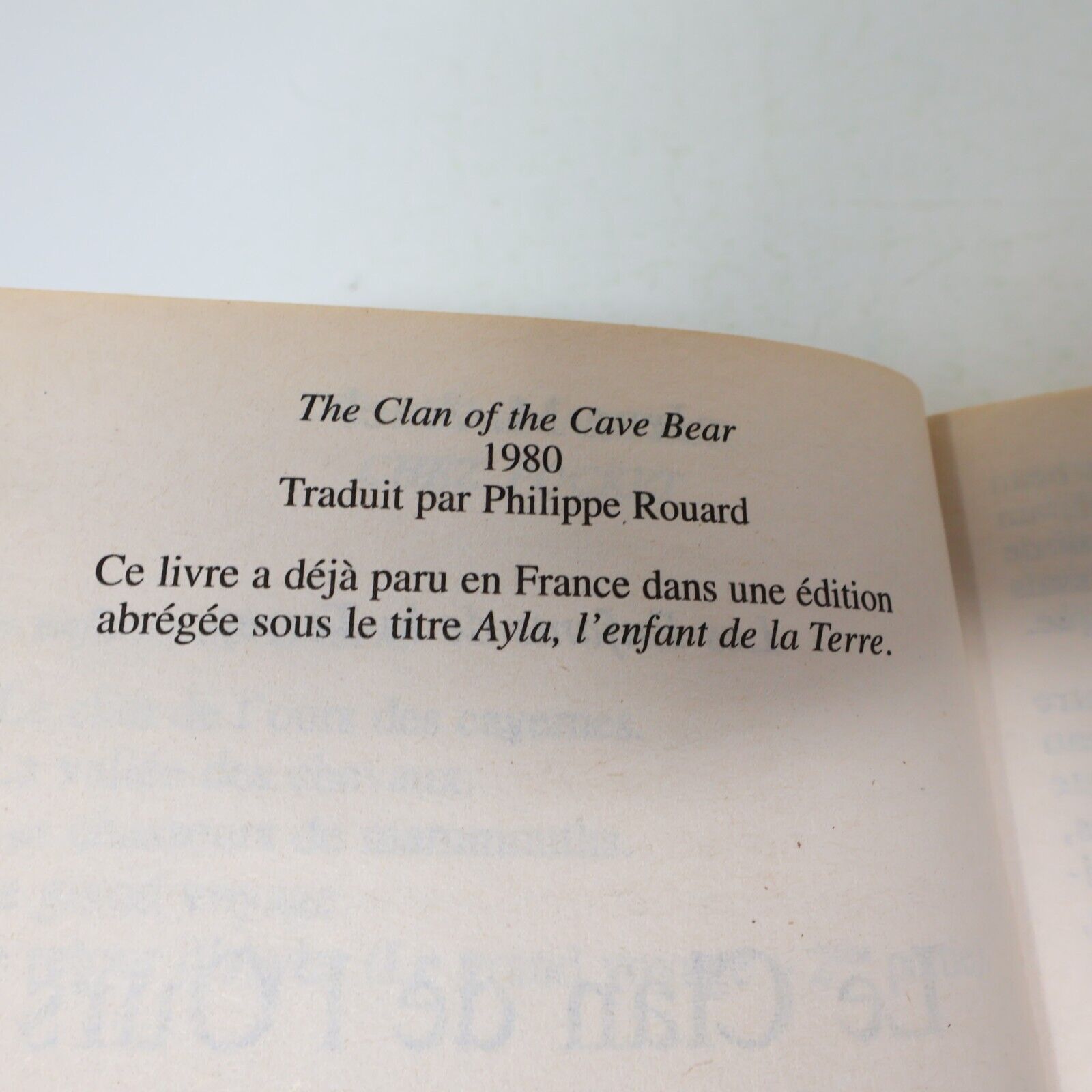 Lot 8 Livres Les Enfants de la Terre #1-6 Jean M. Auel Série Complète Français
