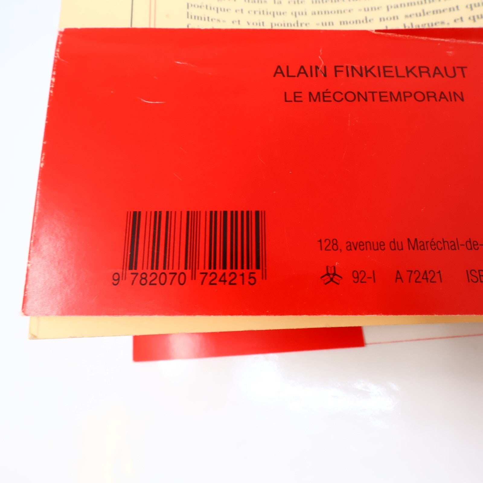 Littérature Lot 23 Livres Gallimard/Nrf Betancourt/Finkielkraut/Queffélec French
