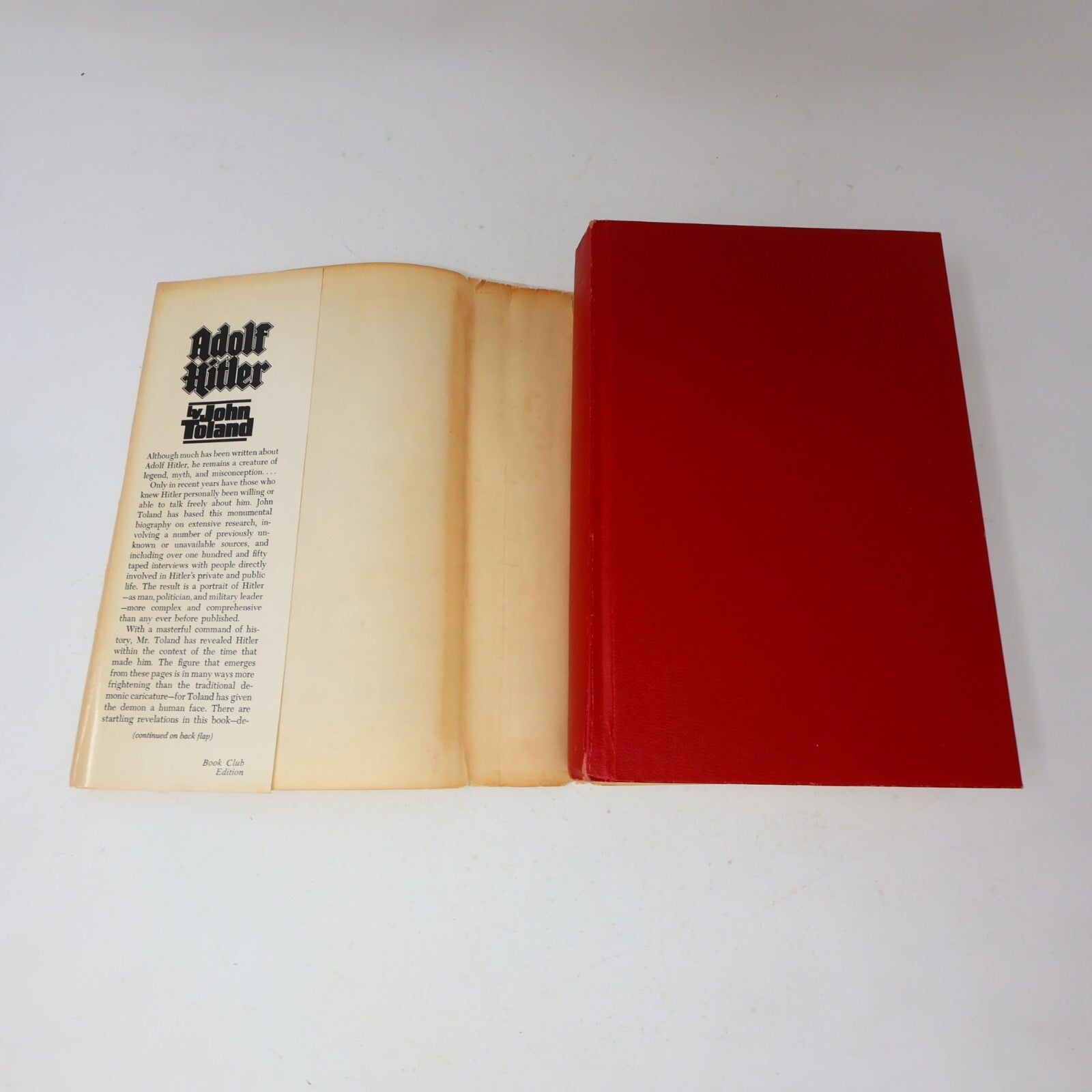 1976 Adolf Hitler Volume 2 John Toland Biography Memoir History Doubleday 70s HC