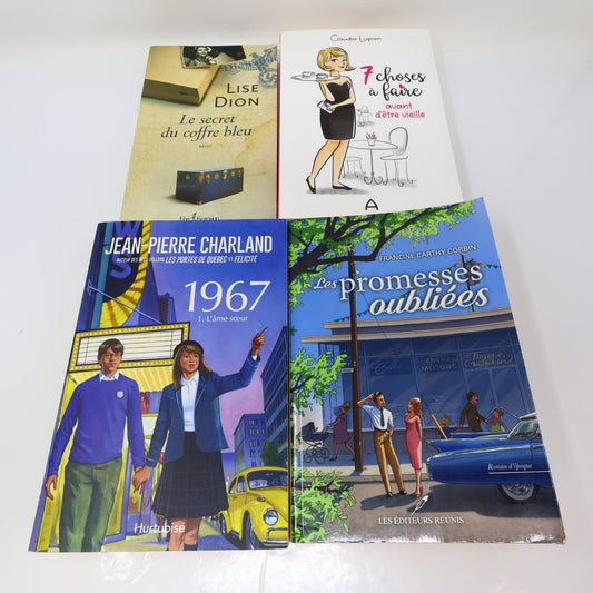 Littérature Québécoise Roman Lot 8 Livres Dion/Corbin/Gill/Marmen/Charland PB
