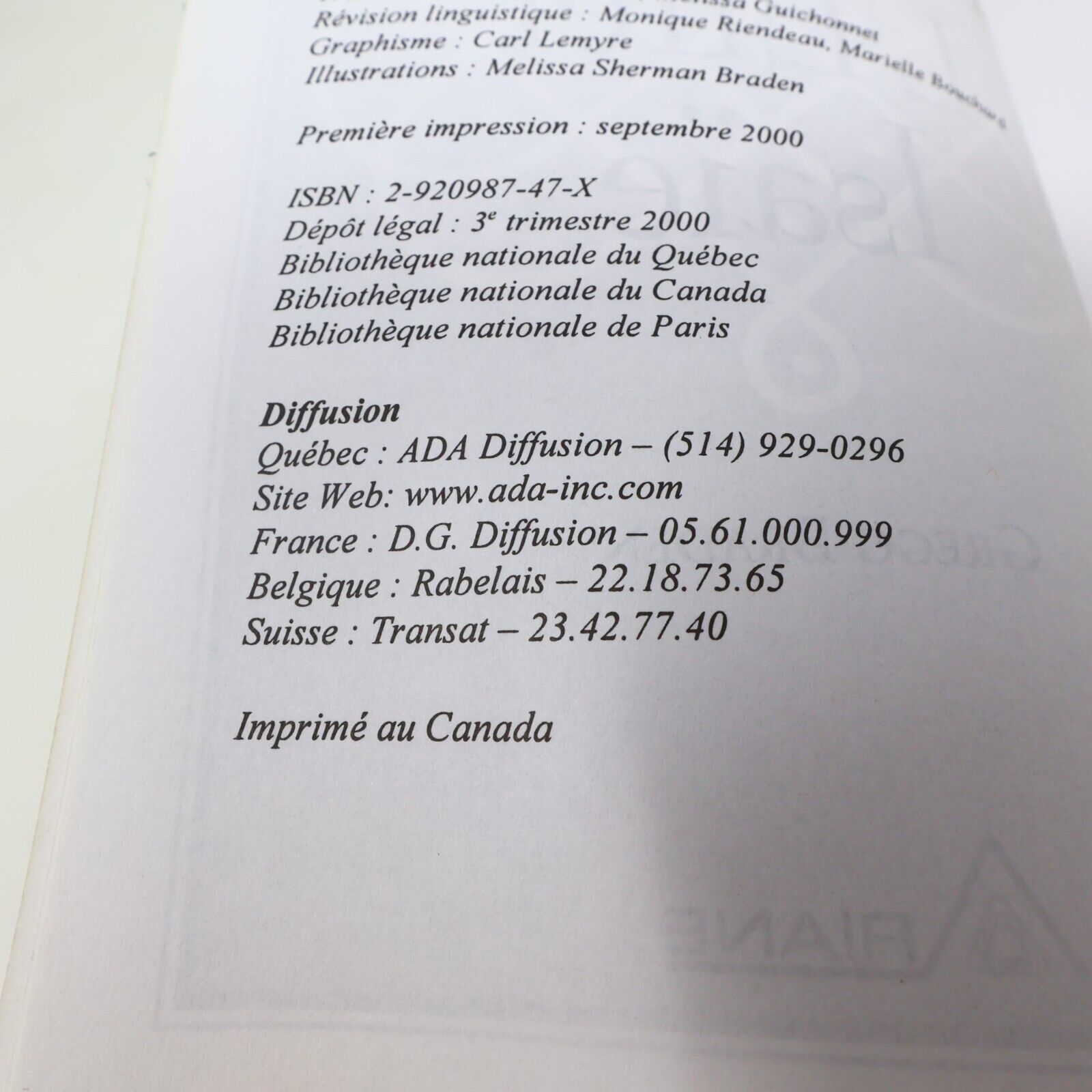 2000 L'Effet Isaïe Gregg Braden Ariane Français Paperback Ésotérisme Livre 2000s