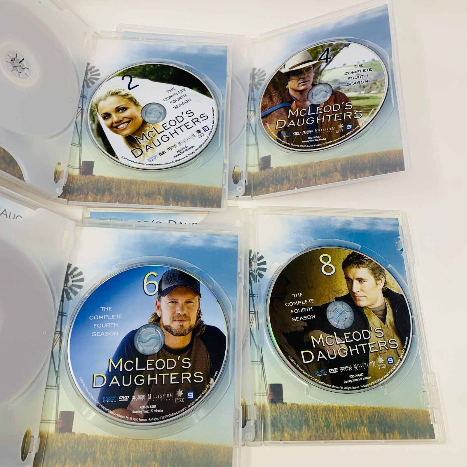 2007 McLeod's Daughters The Complete Fourth Season #4 NTSC TV Serie DVD Tested 
