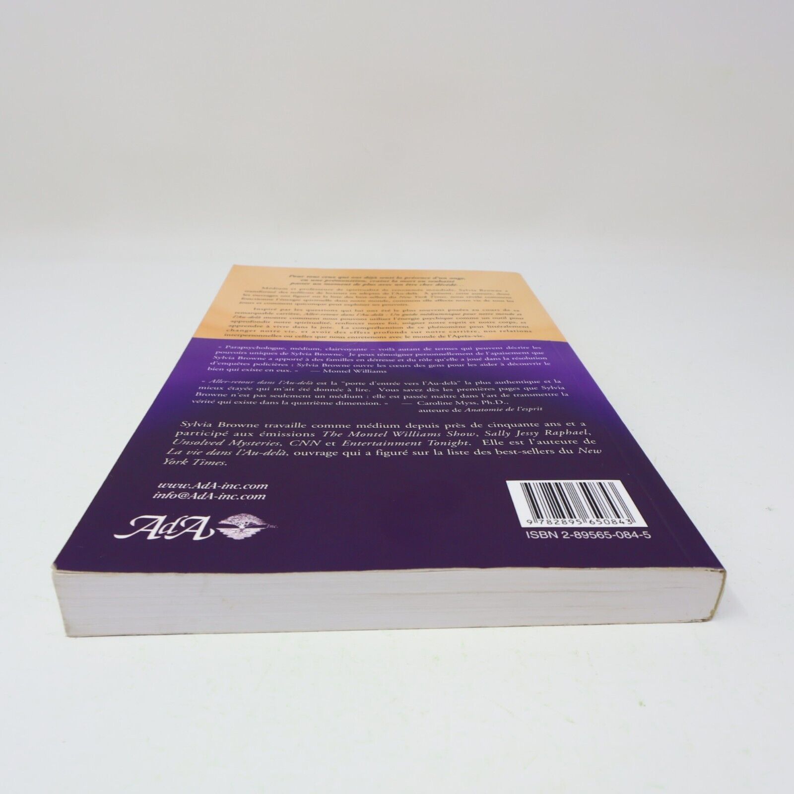 2003 Aller-Retour dans l'Au-Delà Sylvia Browne Lindsay Harrison Ada Français PB