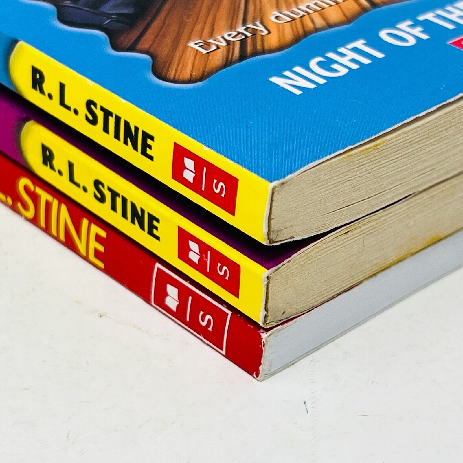 Night of the Living Dummy #1-3 Lot by R.L. Stine Goosebumps Scholastic Paperback