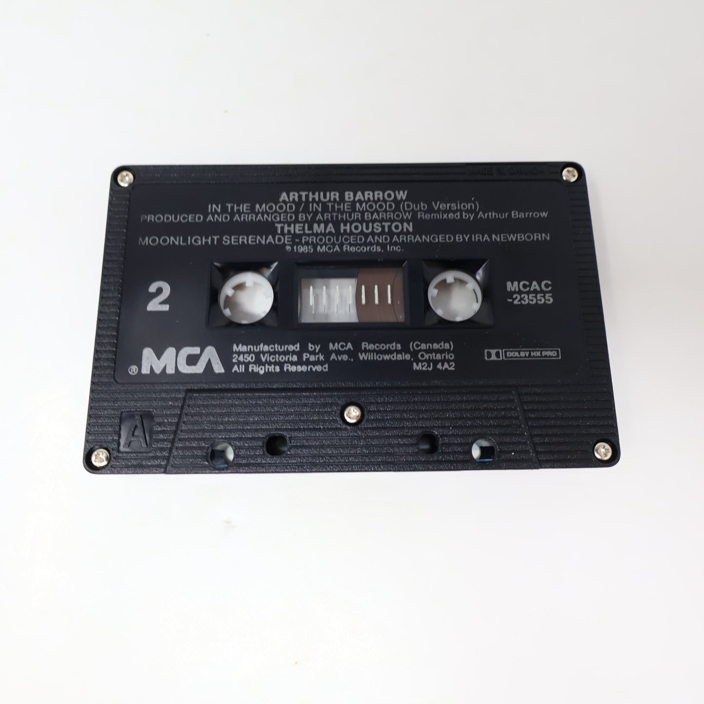 Arthur Borrow/Thelma Houston Cassette In the Mood/Moonlight Serenade MCA 1985