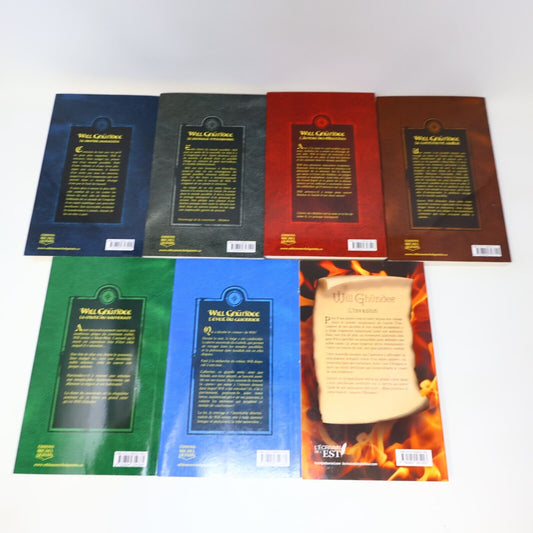 Lot 7 Livres Will Ghündee #1-7 Louis Lymburner Michel Quintin Fantasy Français
