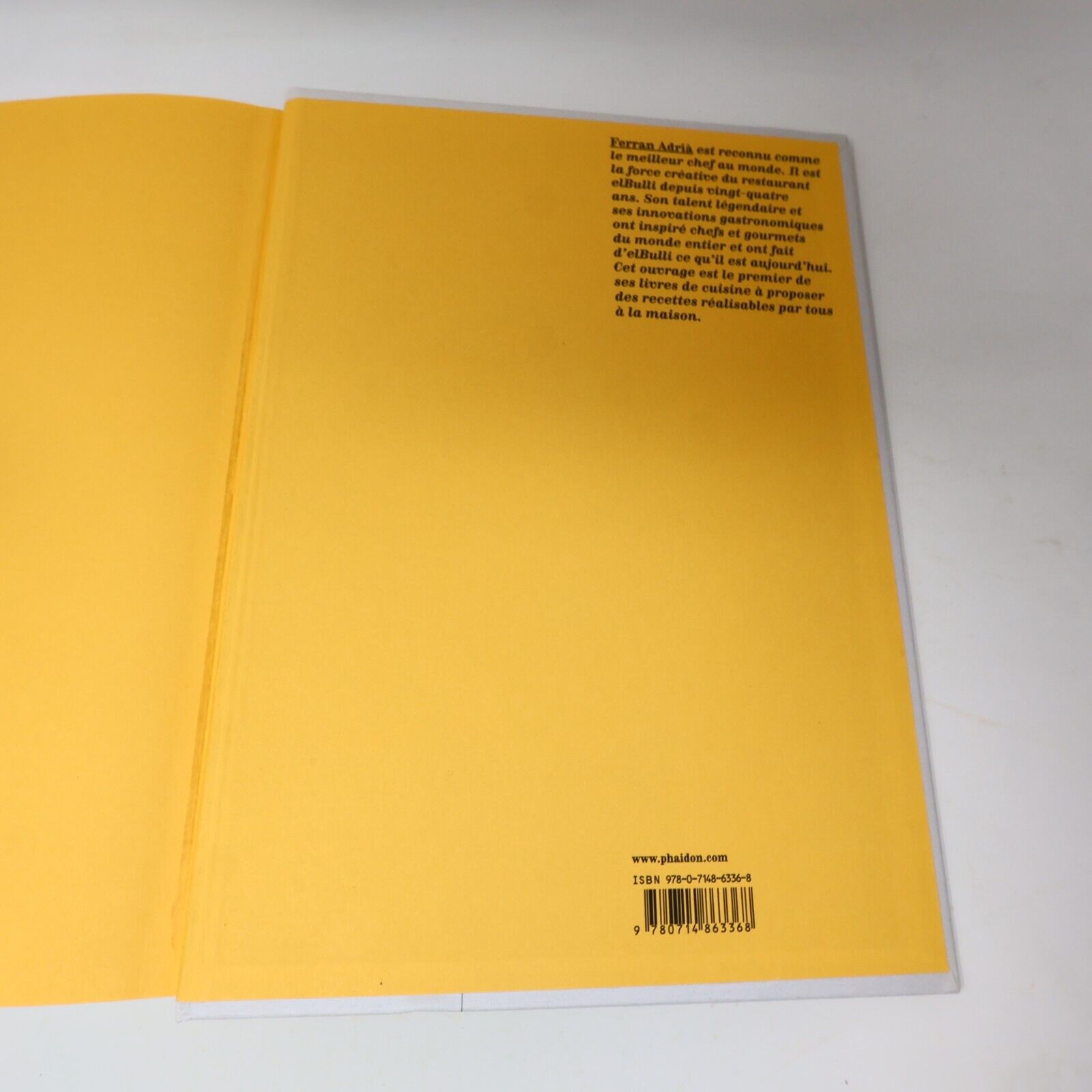2011 Repas de Famille Cuisiner à la Maison avec Ferran Adrià Recettes Phaidon HC
