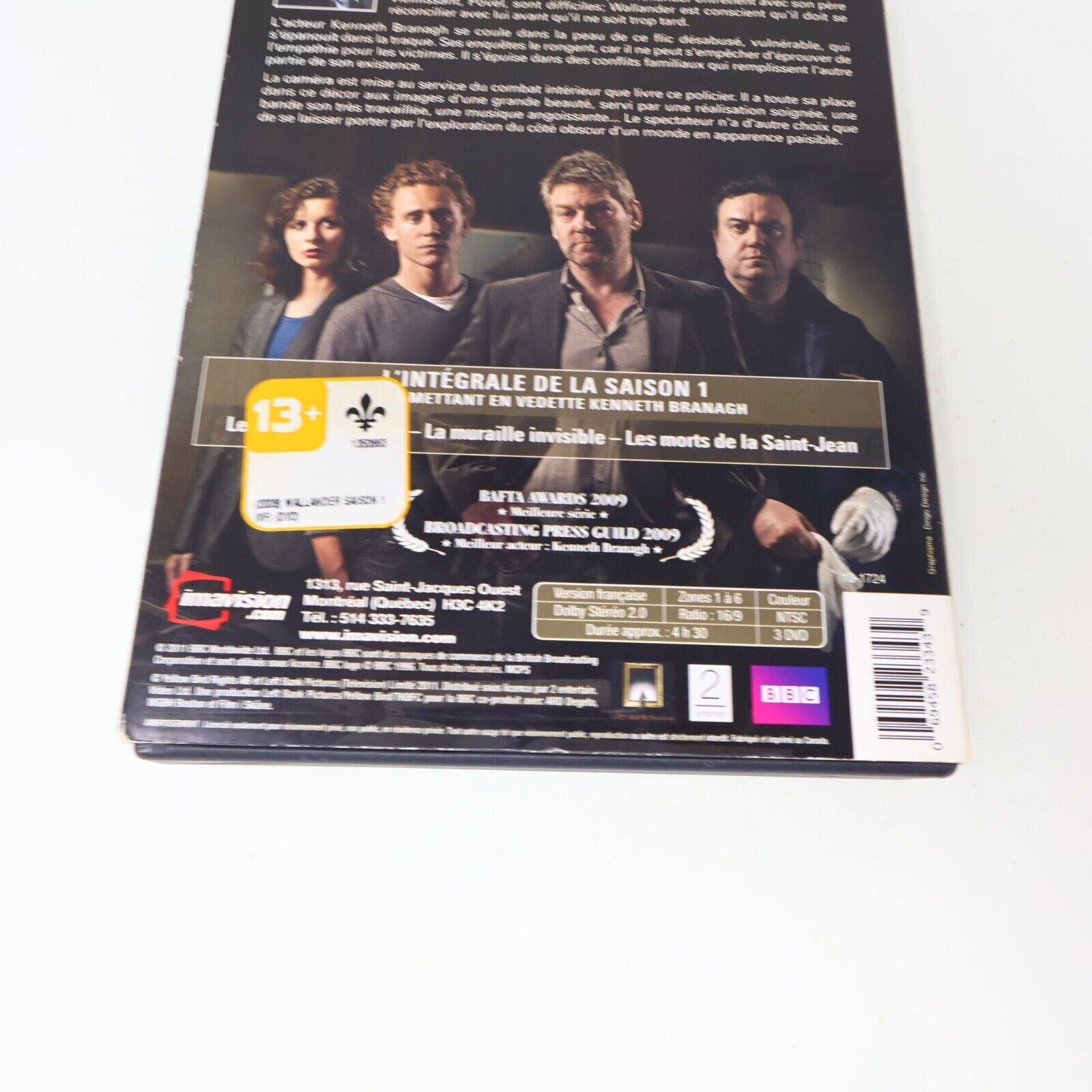 Wallander L'Intégrale de la Saison 1 DVD Kenneth Branagh Testé Français NTSC