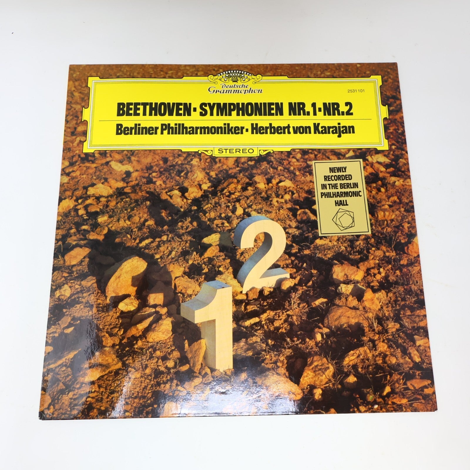 Beethoven Symphonie Nr. 1-2 5-6 8-9 Herbert von Karajan Berliner Lot 4 LP Record