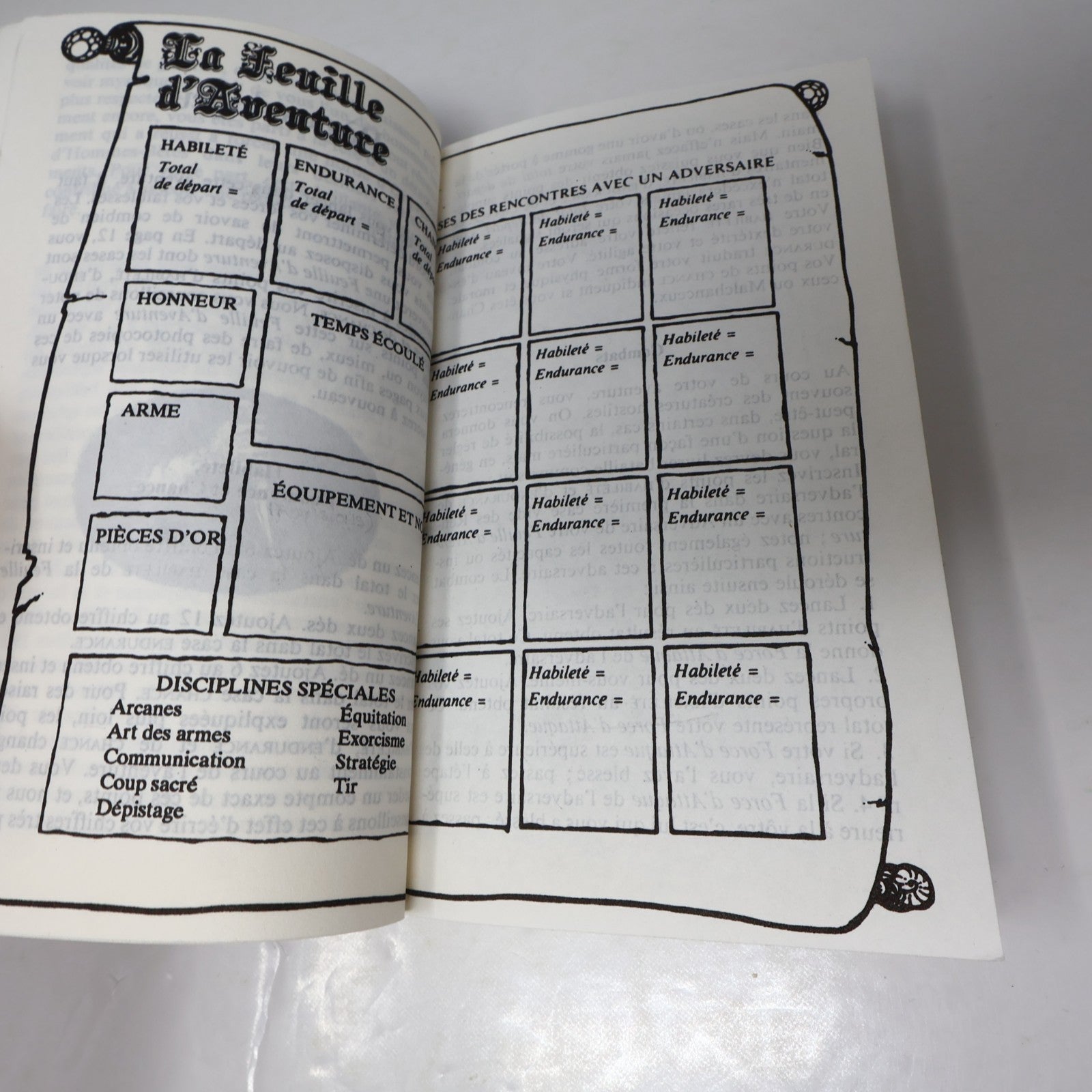 Les Chevaliers du Destin Jackson/ Livingstone Défis Fantastiques #55 LDVELH 1995