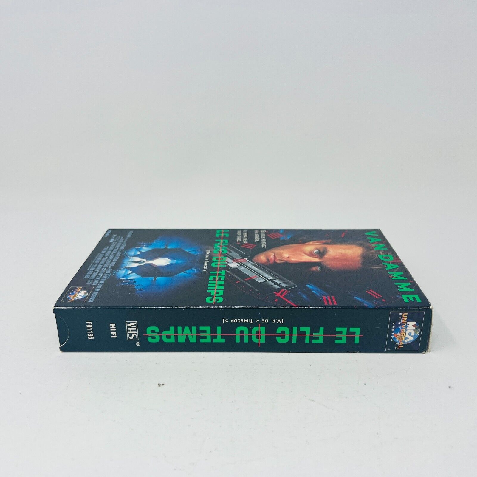 1995 Le Flic du Temps VHS NTSC Testé Van Damme Timecop en Français/French Action