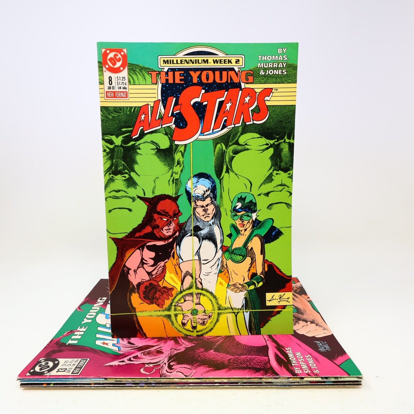 Lot 7 Comics The Young All-Stars #8 13-14 16 19-20 23 DC 1987-88 80s