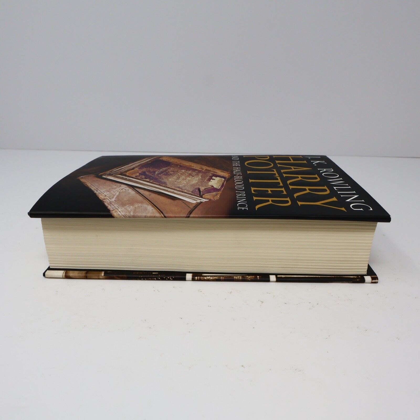 2005 Harry Potter and the Half-Blood Prince by J. K. Rowling Fantasy Black Cover